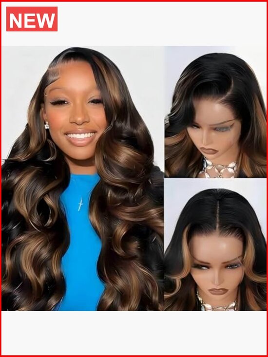 180 Density 28 Inch Human Hair Body Wave Lace Front Wig Pre Plucked Glueless